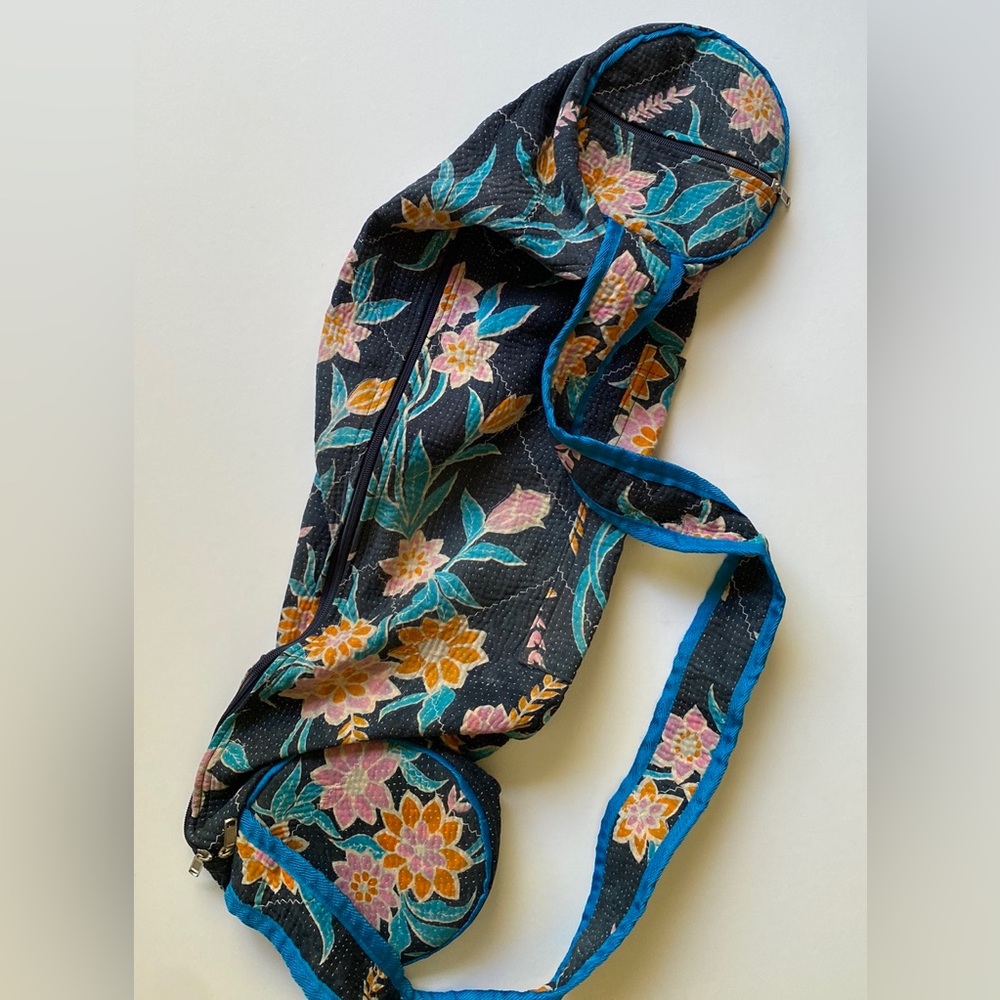 Hand made yoga mat bag